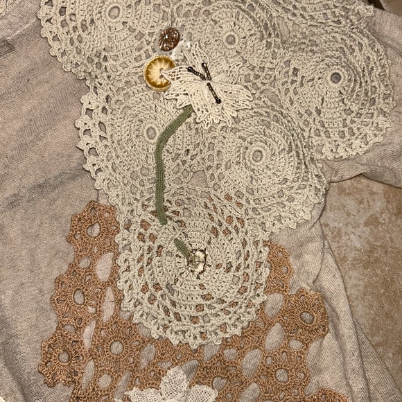 Anthropologie Cobbled Roads Sweater size small - Picture 7 of 11